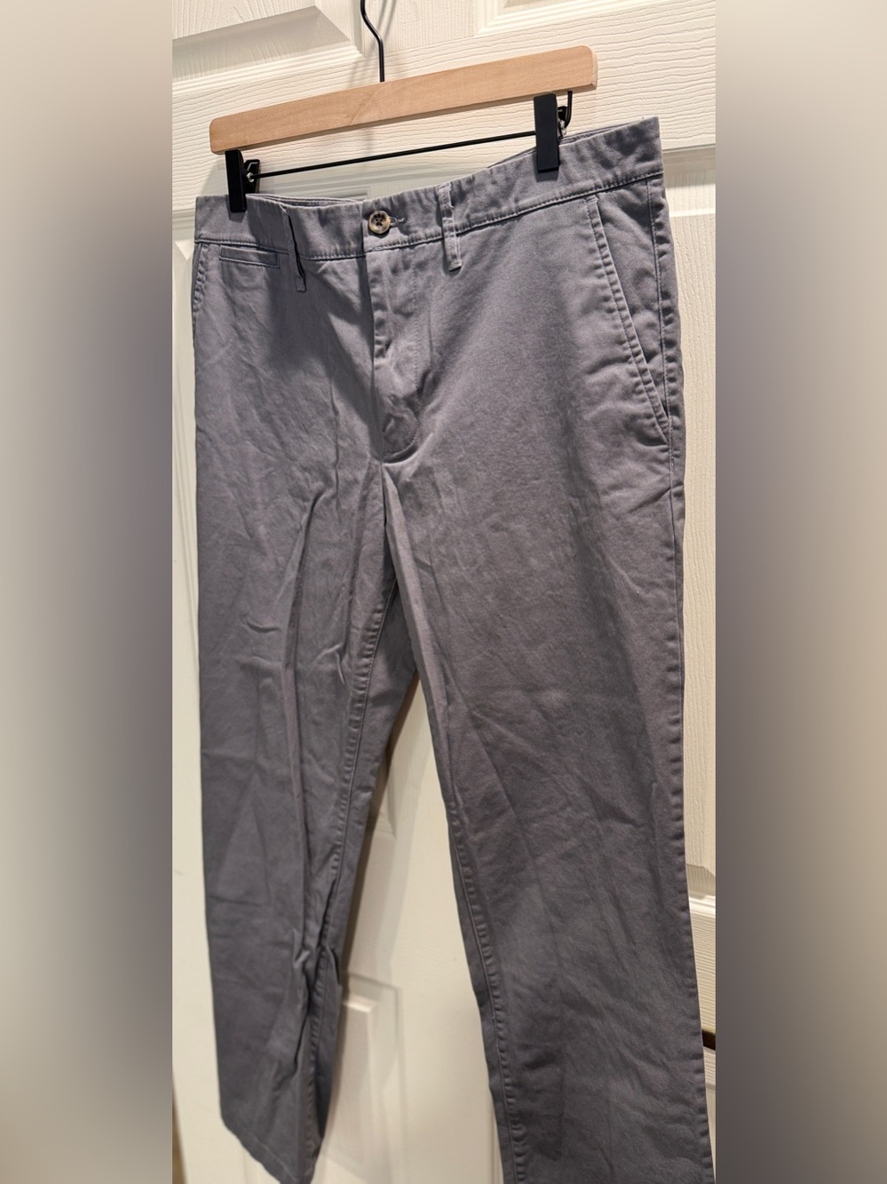 Men’s Goodfellow & Co Every Wear Chino Pants 34x30 Gray Classic Fit - Picture 6 of 10